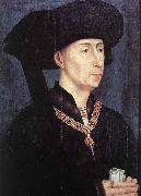 WEYDEN, Rogier van der Portrait of Philip the Good after Sweden oil painting artist